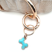 Blue Bone Charm